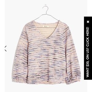 Madewell Sweater | Rainbow Jacquard | Medium